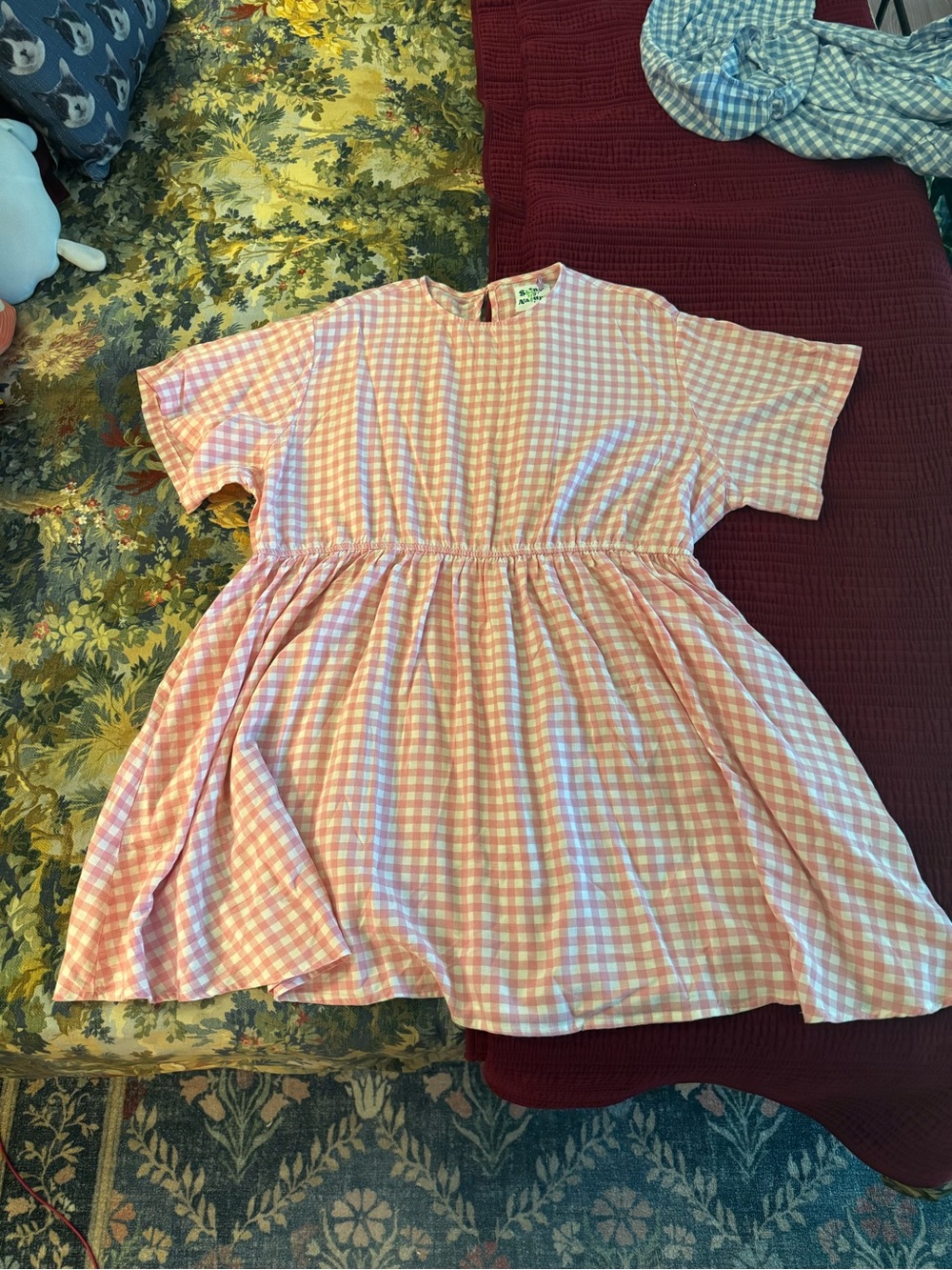 Shiny by Nature gingham dress